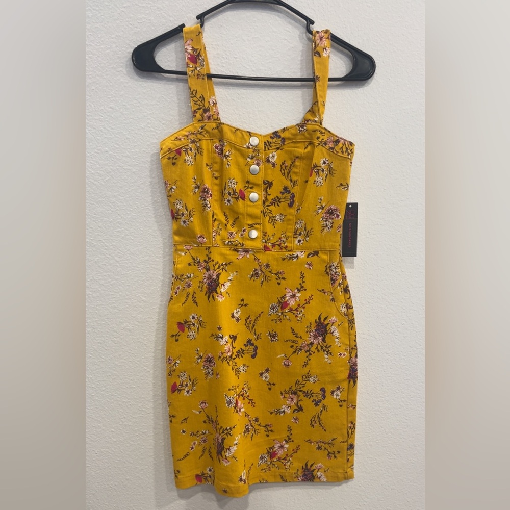 Floral Yellow Dress